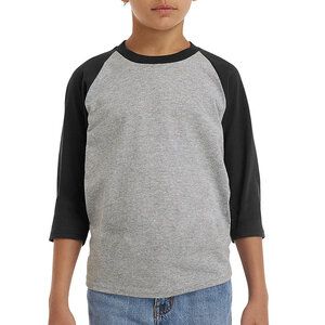 Gildan G5700B - HEAVY COTTON YOUTH 3/4 RAGLAN TEE