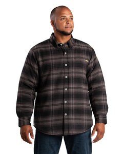 Berne SH77 - Mens Heartland Sherpa-Lined Flannel Shirt Jacket